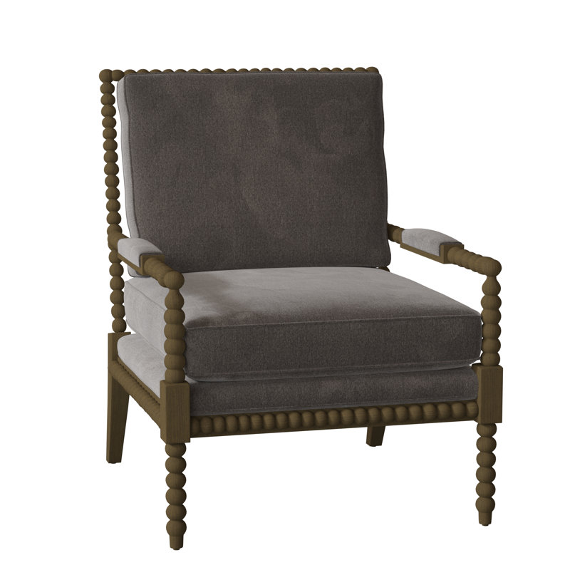 Fauteuil Paula Deen Home, Sergé performance gris Peyton 41, Mélasse