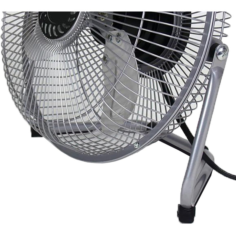 Ventilateur de plancher industriel ultra-rapide Optimus, H 19 po x l 17 po x P 19 po, Argent argent