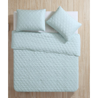 Layman Modern & Contemporary Cotton Blend Geometric Shapes Coverlet