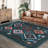 Washable Geometric Area Rug – Modern Rustic Style, Easy-Clean, Non-Shedding Carpet for Living Room, Bedroom, Kitchen, Dining, Nursery, Farmhouse-1109858588