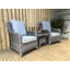 Dunnes 2 Seater Rattan Conversation Set-49608353
