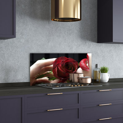 Amaad 50cm W x 100cm L Glass Peel and Stick Panel