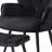 Tufted Wingback Chair and Ottoman-390166509