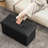 Faux Leather Ottoman-330047598