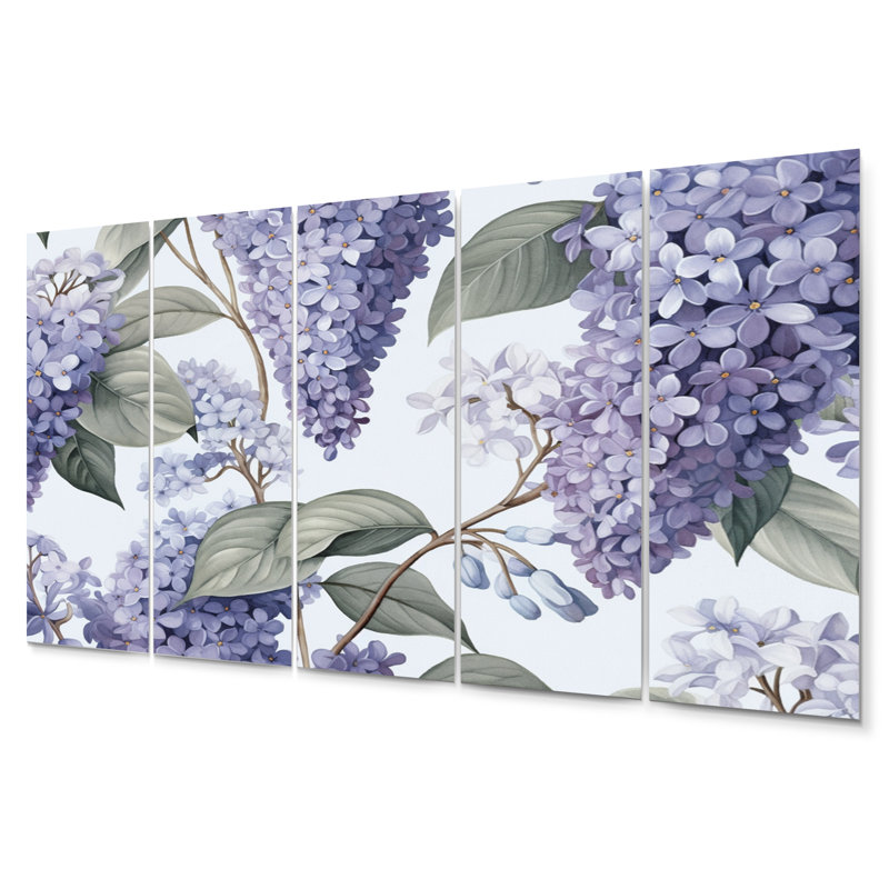 Farmhouse Plants & Flowers Wall Decor on Metal