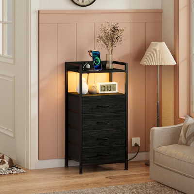 Onni 16.1'' W Metal Nightstand