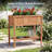 Gymax Wooden Raised Garden Bed w/ Legs Liner Storage Shelf Large Planter Box for Herb-265343719