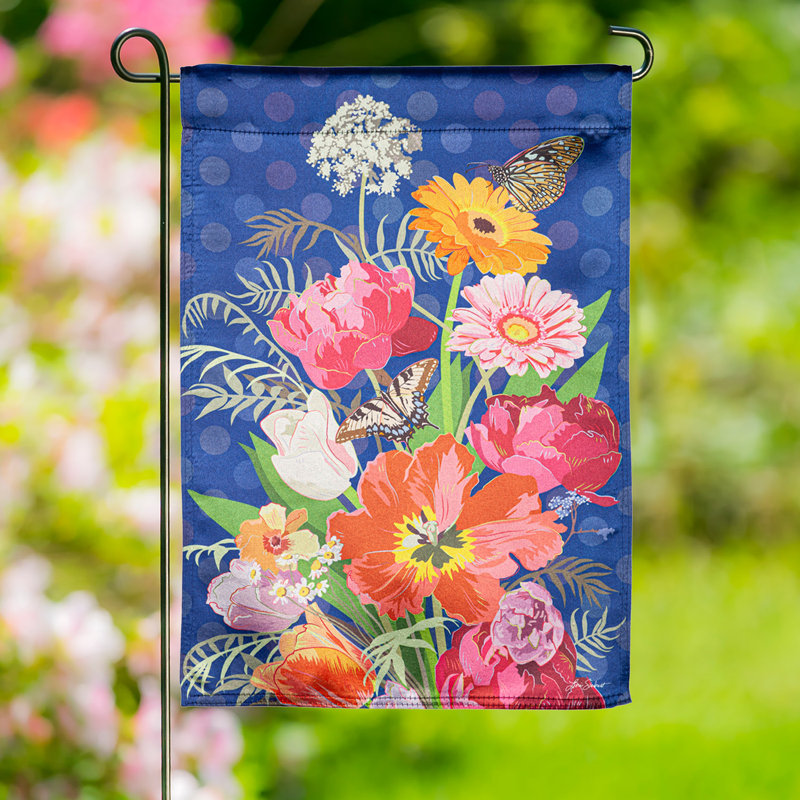 Drapeau de jardin Bloom Boldly Luster