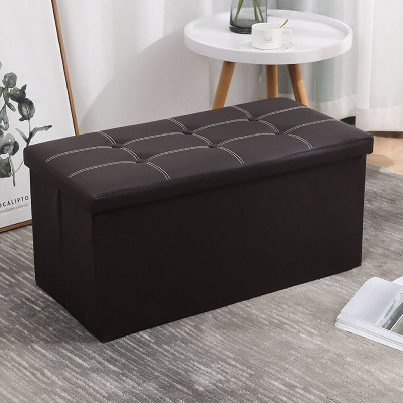 Repose-pieds Home Cube, Brun