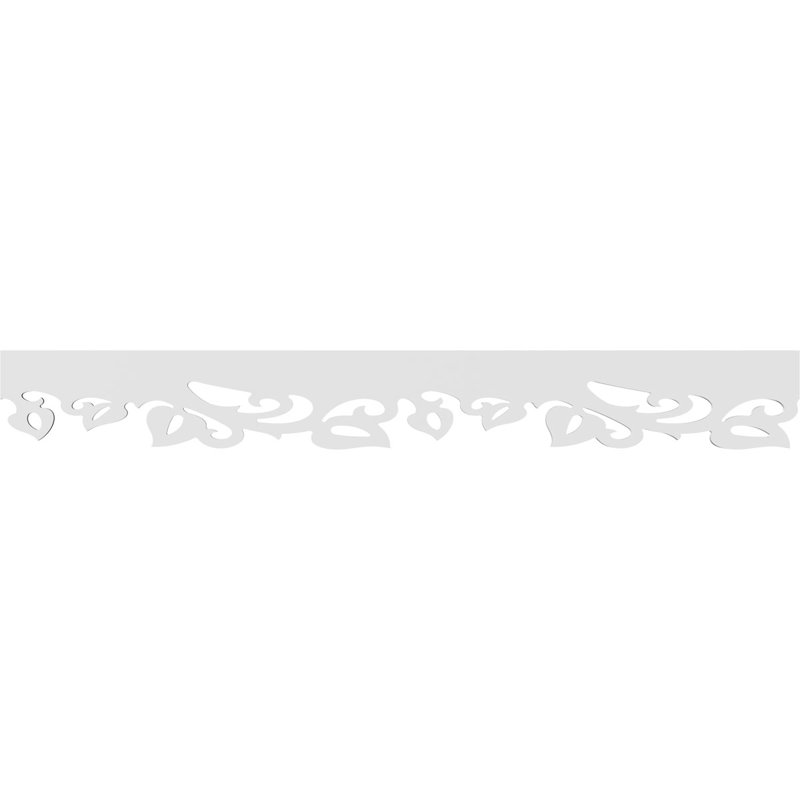 Garniture de couloir en PVC de qualité architecturale Everdale, H 6 po x L 48 po x P 0,63 po