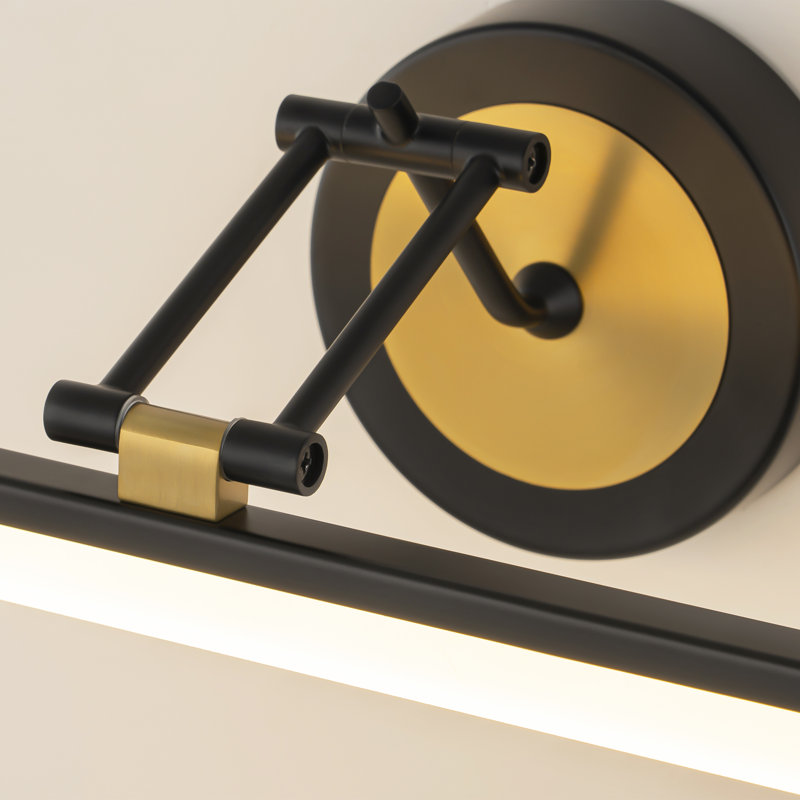 Lampe pour tableau 23 à intensité variable, Or / noir mat