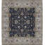 Sona Wool Oriental Area Rug in Black/Beige