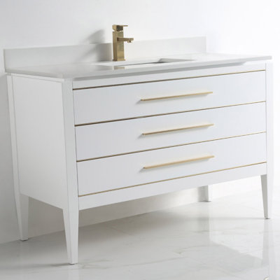48'' Single Bathroom Vanity Base Only