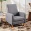 Modern Upholstered Living Room Set With Wooden Legs & Convertible Backrest-122447313-122447319