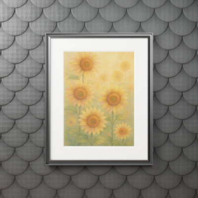 Clinger Single Picture Frame Print