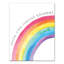 « never stop », art sur toile rainbows Kwong