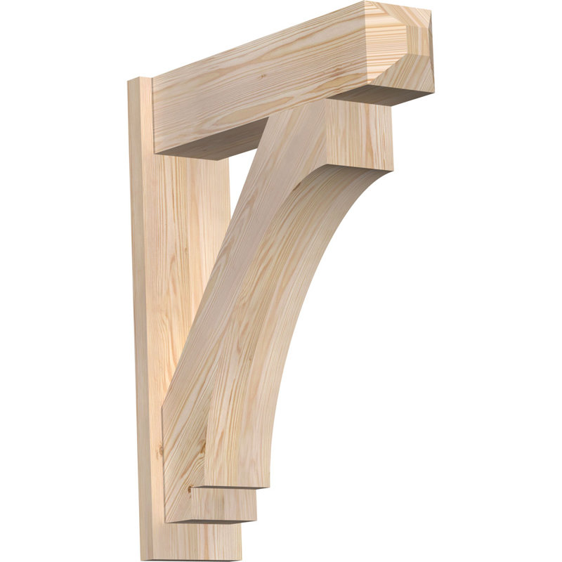 Persienne impériale, Sapin Douglas de 7 1/2 po (lisse), P 28 po x H 34 po