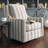 Kambria Upholstered Swivel Armchair-691422994