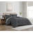 Swift Home Windowpane Plaid 7-Piece Reversible Microfiber Lightweight Bed-In-A-Bag Set-104223978-104223977