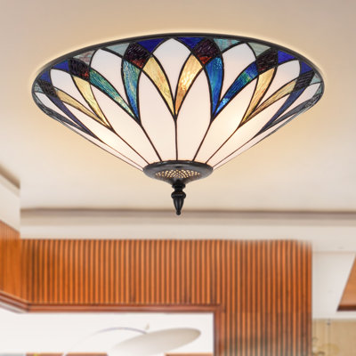 3-light Flush Mount Ceiling Light