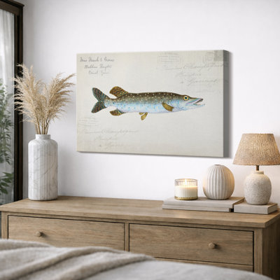 Illustration nautique de tacheté tacheté, photos de salon bord de mer, impression sur toile encadrée et giclée sur toile.