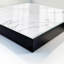 Key box for wall, Opens to the left, 30x30x5, Black, Subtle marble texture with delicate lines, 