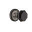 Rope Rosette with Waldorf Black Door Knob-1657466537-1657466530