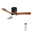 42-Inch Matte White Ceiling Fan With DC Motor, Dimmable LED Light, Timer & Memory For Living Room & Bedroom-1289555992-1289555994