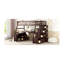 Lit mezzanine avec 7 tiroirs, 2 tablettes et un bureau-564886329-564886326