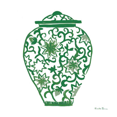 Chinoiserie III - vert