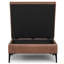 Repose-pieds de table avec couvercle relevable Rebecca