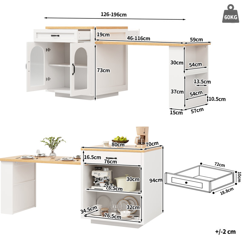 Wood Kitchen Island