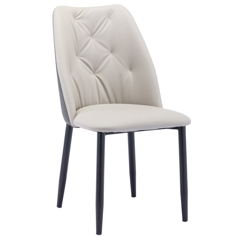 Counter Stool with Iron Frame, Beige