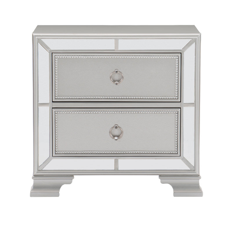 Table de chevet 2 tiroirs Blandford
