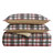 Textured Plaid Eddie Bauer Red Reversible Microsuede Comforter Set-17873882