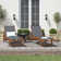 Delphi Outdoor Eucalyptus Wood Chaise Lounge