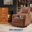 Faux Leather Accent Chair