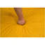 Canapé Corduroy 2-Sea avec 2 coussins de dossier, 2 coussins décoratifs et deux repose-pieds, Canapé confortable pour le salon, jaune-626880699