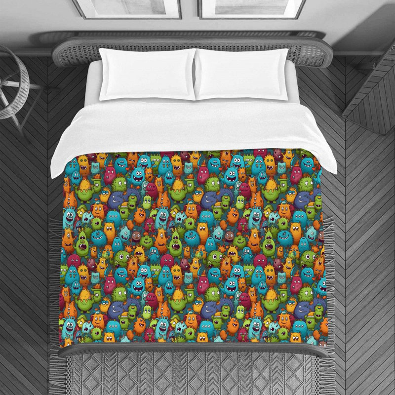 Polyester Machine Printed Duvet Cover, Twin Duvet Cover