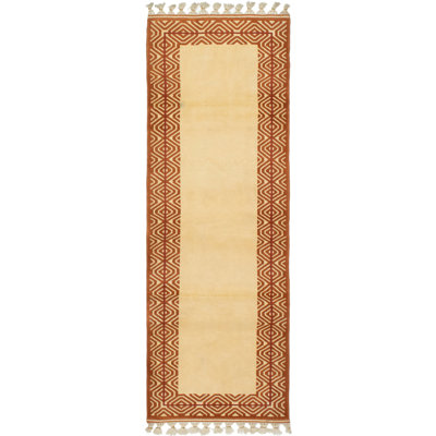 Tapis d’intérieur en laine rouge foncé 2 pi 8 po x 7 pi 9 po one-of-kind à la main-noué la 1990 melis Berdy