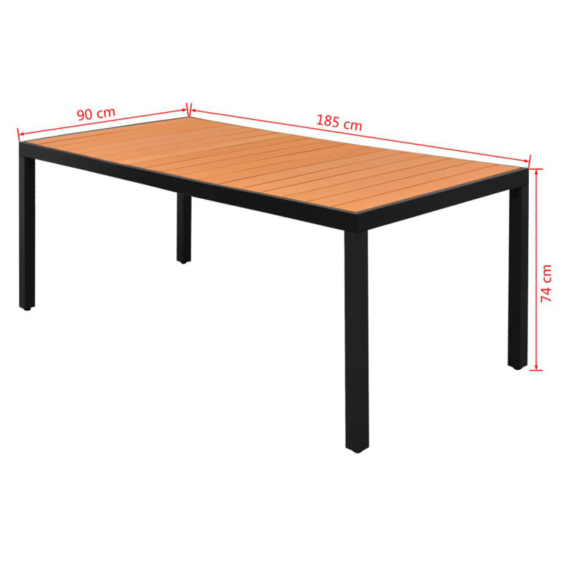Sternberg Square Table, 74cm H x 185cm L x 90cm W