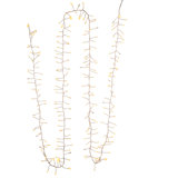 Kurt Adler 240-Light Fairy Cluster Garland With Cool White LED Twinkle Lights