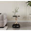 Table de bout en fer Fiontan Luxury Design, table d'appoint ronde minimaliste pour petits espaces-1623532758