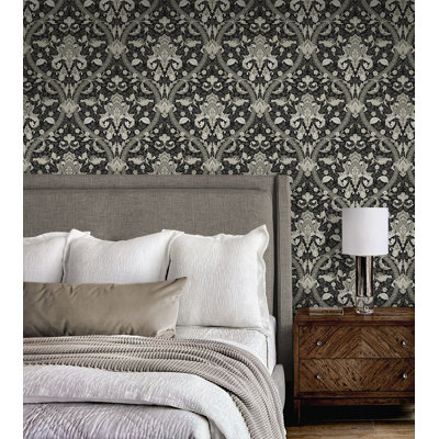 Acanthus Ogee Peel And Stick Wallpaper