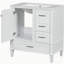 Ensemble de commode 30 po avec lavabo et porte à fermeture douce et armoire de rangement 3 tiroirs-120855800