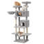 Arbre à chat 69,7 po multi-niveaux, centre d'activité pour chat