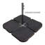 Westbrooks Heavy Duty Cantilever Offset Patio Plastic Free Standing Umbrella Base
