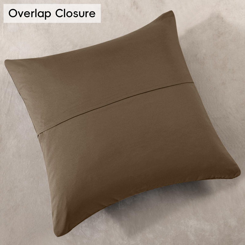 PHF Super Soft Velvet Pillow Covers, 2 Pack Color Gradient Pillow Covers for Home Decorative, 26x26", Khaki