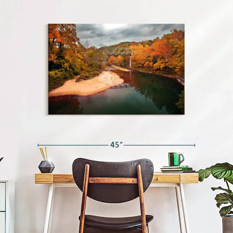 Alvord Buffalo River Autumn, 26" H x 39" W
