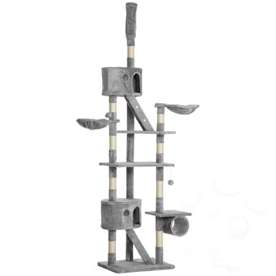 Height Adjustable Cat Tree with Condo